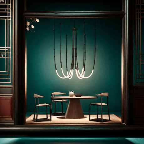 BAMDECOR Minimalistic Retro LED Pendant Light