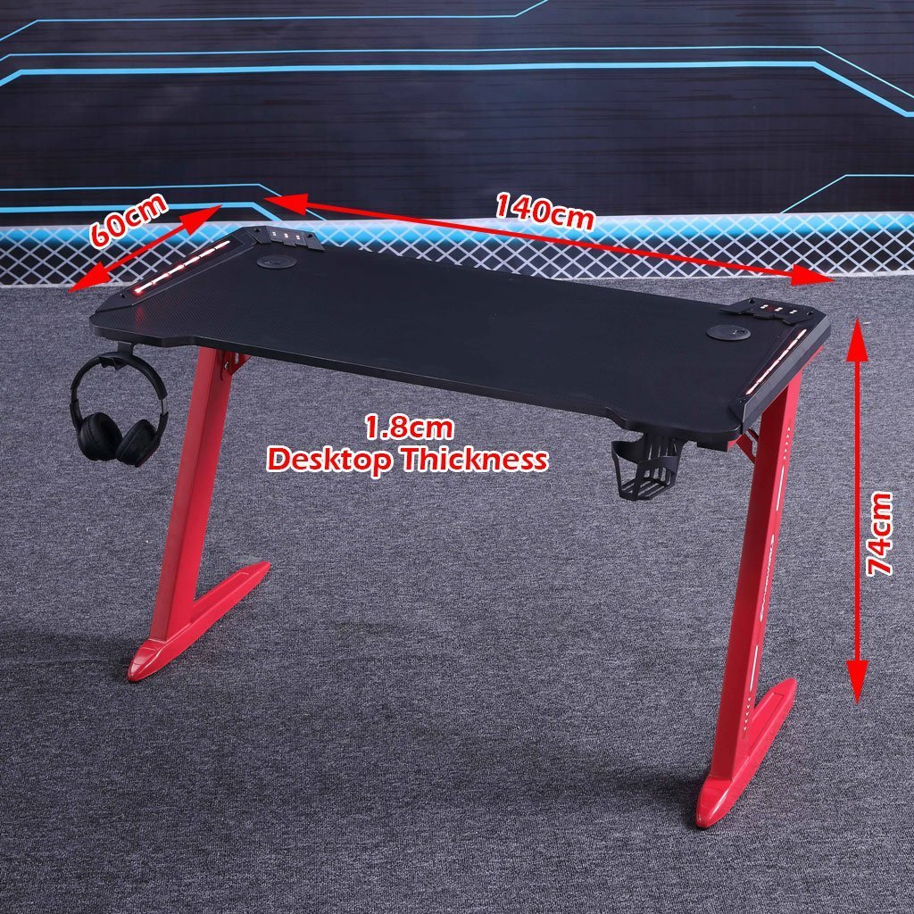 RGB Gaming Desk - 120cm Stylish & Functional