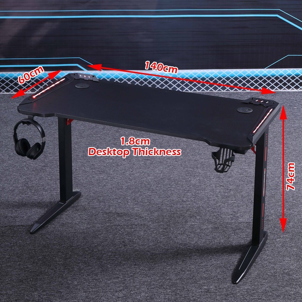 D2105 Carbon Fiber Gaming Desk - 140cm