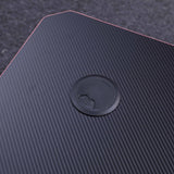 K-Shaped Gaming Desk with RGB Lighting