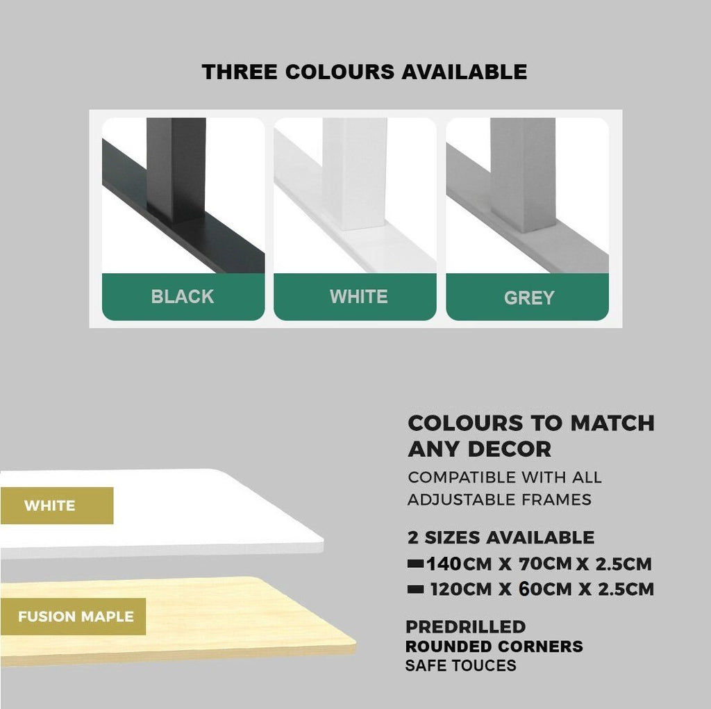 Amazingooh Height Adjustable Standing Desk 140cm