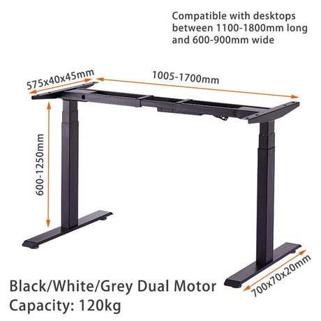 Amazingooh Height Adjustable Standing Desk 140cm