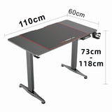 Ergonomic Electric Height Adjustable Gaming Desk