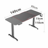 Ergonomic Electric Height Adjustable Gaming Desk