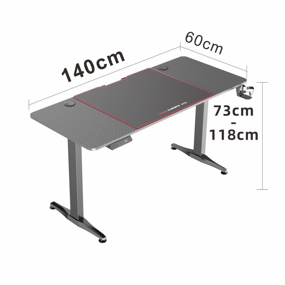 Ergonomic Electric Height Adjustable Gaming Desk