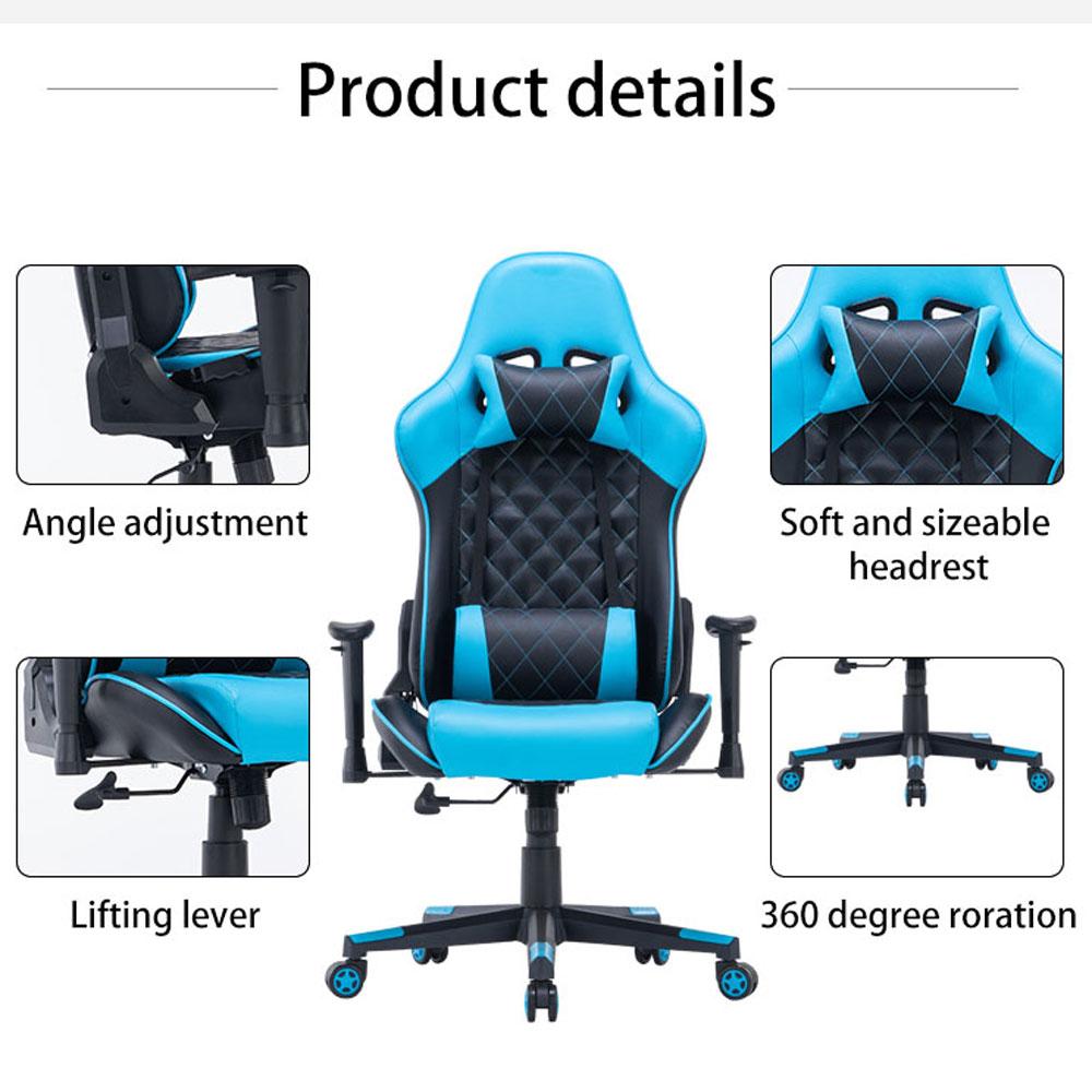 Ergonomic Black and Red Racing Gaming Chair
