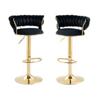 Luxurious Velvet Counter Height Bar Stools