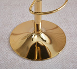 Height Adjustable Velvet Swivel Bar Stool