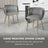 Modern Hand-Woven Velvet Dining Accent Chair