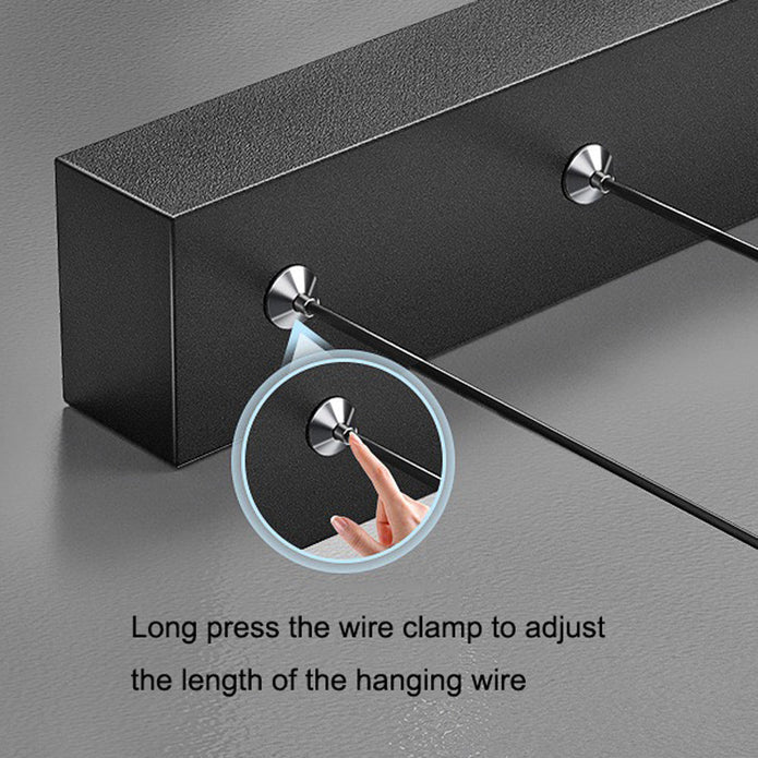 Modern Adjustable LED Square Pendant Chandelier