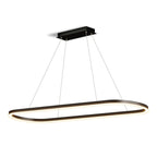 Modern Minimalist Adjustable Oval Pendant Light