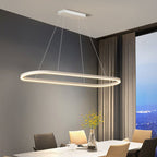 Modern Minimalist Adjustable Oval Pendant Light