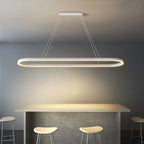 Modern Minimalist Oval Adjustable LED Chandelier
