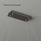 Modern Minimalist Oval Adjustable LED Chandelier