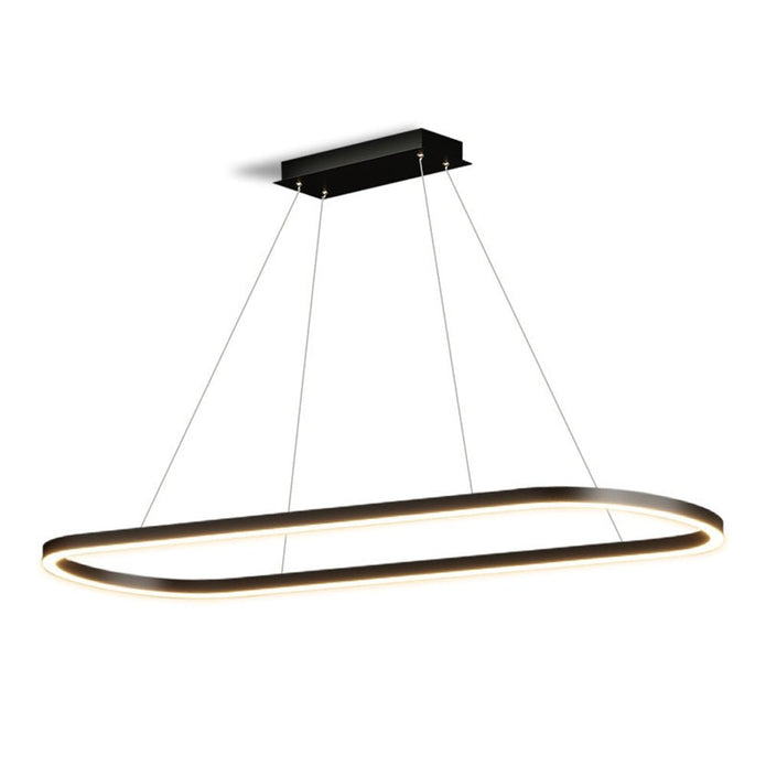 Modern Minimalist Oval Adjustable LED Chandelier