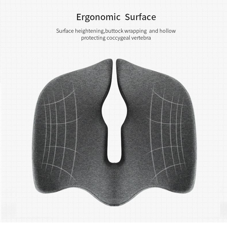 Premium Memory Foam Coccyx Seat Cushion