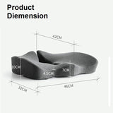 Premium Memory Foam Coccyx Seat Cushion