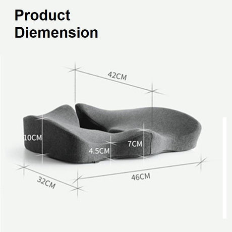 Premium Memory Foam Coccyx Seat Cushion