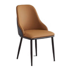 Modern Upholstered Leather Dining Chair Set
