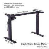 Height Adjustable Motorised Standing Desk 120cm