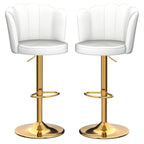 SERENITÀ Adjustable Velvet Swivel Bar Stools