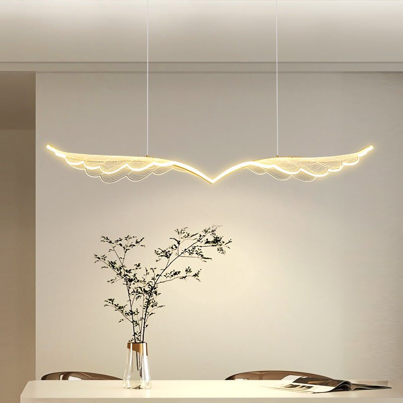 BAMDECOR 150cm Modern Wing-Shaped LED Ceiling Light