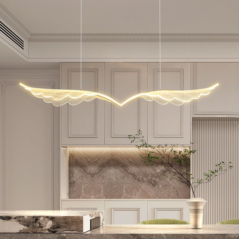 BAMDECOR 150cm Modern Wing-Shaped LED Ceiling Light