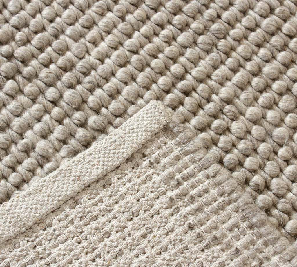 Aura Hand Woven Loop Pile Wool Rug