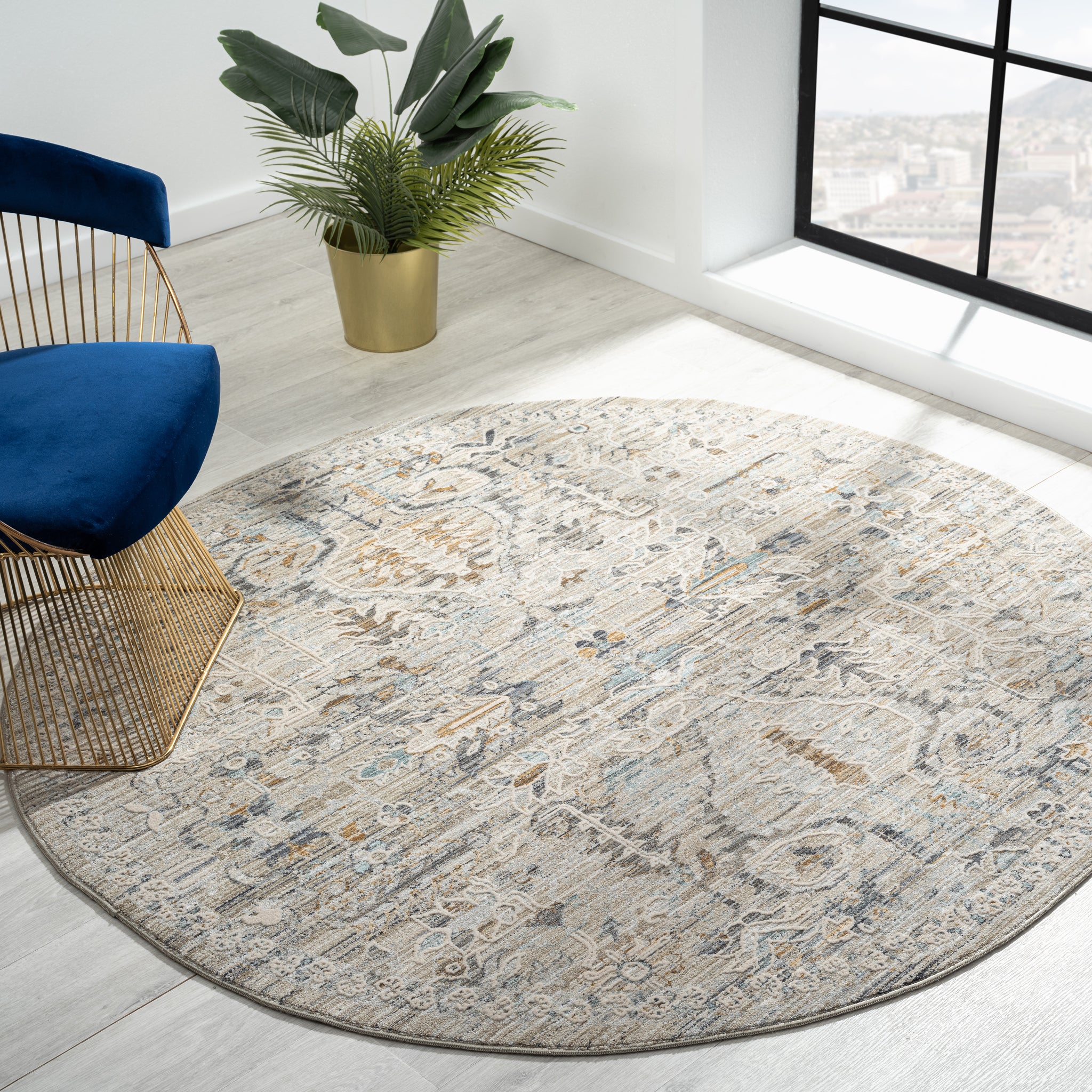 Aubre Contemporary Area Rug - Vintage Charm