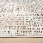 Elegant Textured Jacquard Area Rug