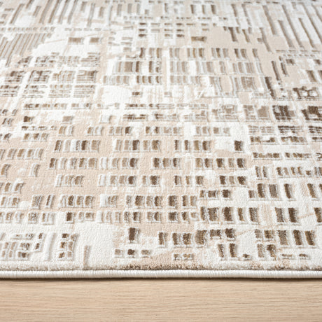 Elegant Textured Jacquard Area Rug