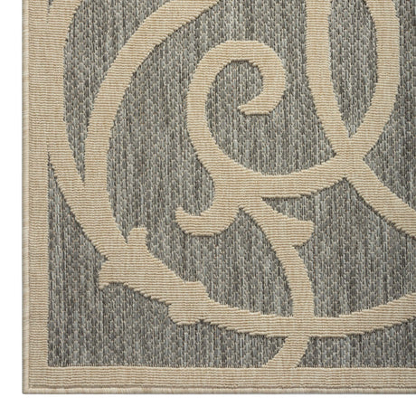 Alpha Grey Outdoor Runner Rug - 80x300