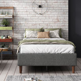 Bed Frame Mattress Foundation (Dark Grey) – Double