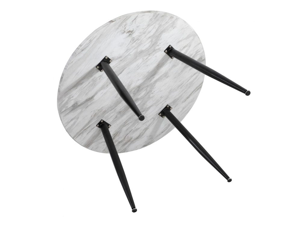 Elegant Round Marbling Dining Table