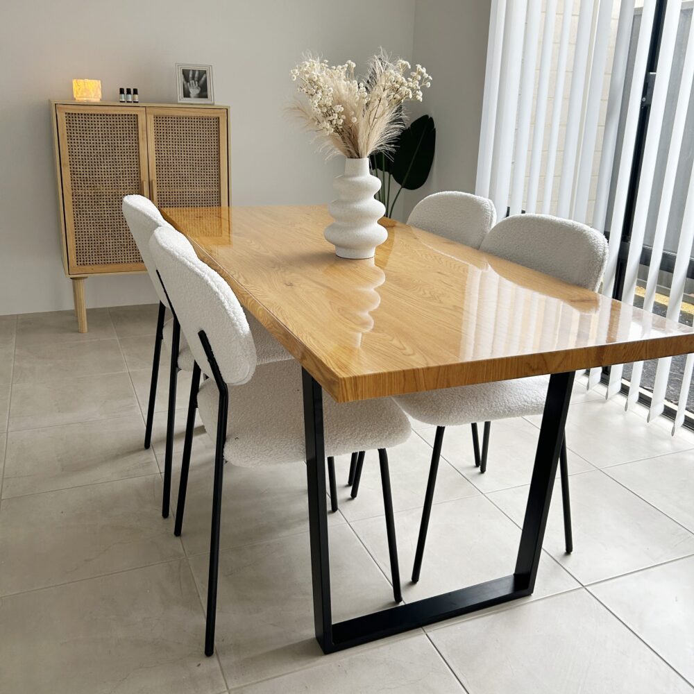Natural 170cm Rectangular Dining Table