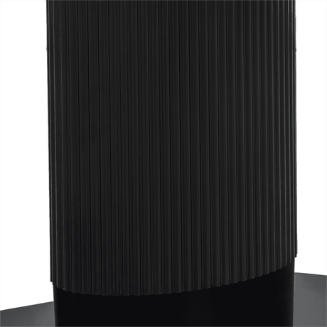 Elegant Black Oval Dining Table