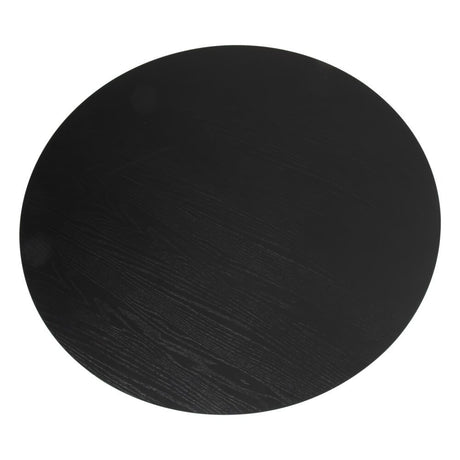 Sleek Silhouette Black Dining Table