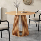Elegant Japandi Round Dining Table
