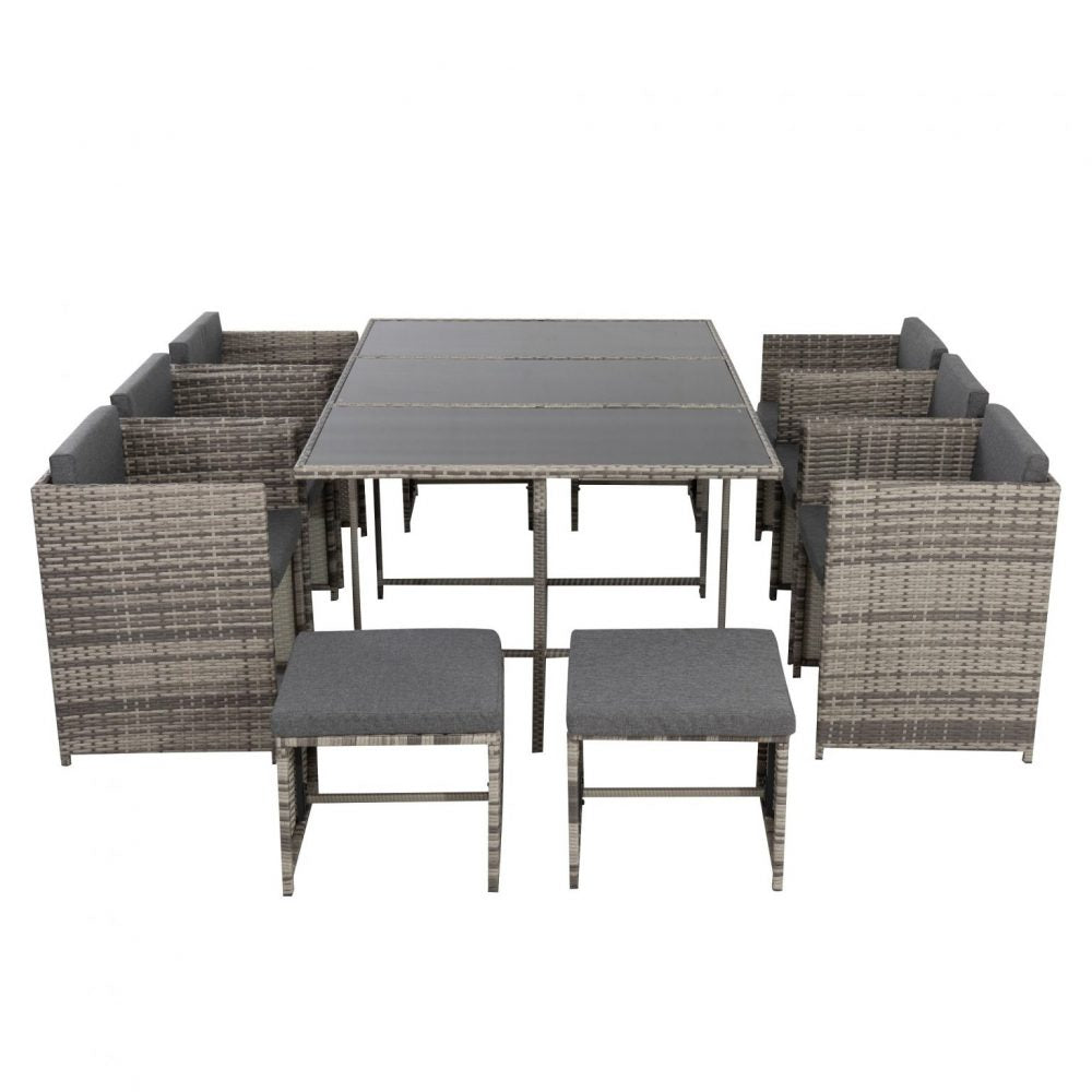 Bali Grey 11 Piece Outdoor Dining Set