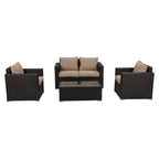 Harmony Haven 4-Piece Outdoor Sofa Set