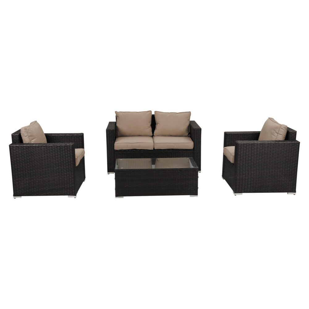 Harmony Haven 4-Piece Outdoor Sofa Set