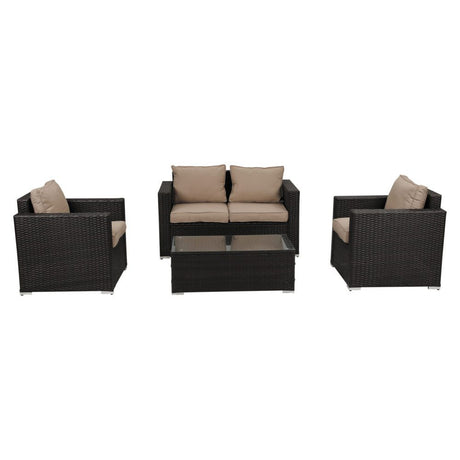 Harmony Haven 4-Piece Outdoor Sofa Set
