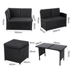 Ella 8-Seater Modular Outdoor Lounge Set