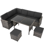 Ella 8-Seater Modular Outdoor Lounge & Dining Set