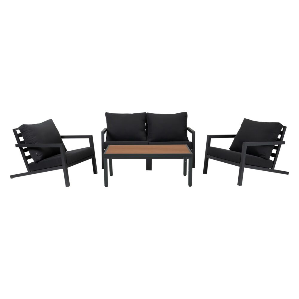 Aidan Slate Grey 5-Piece Garden Sofa Set