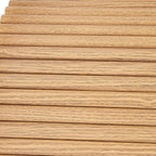 Luxe Ribbed Wooden Coffee Table