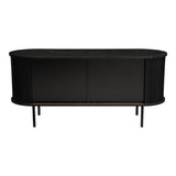 Ribbed Ripple Sideboard with Sliding Doors