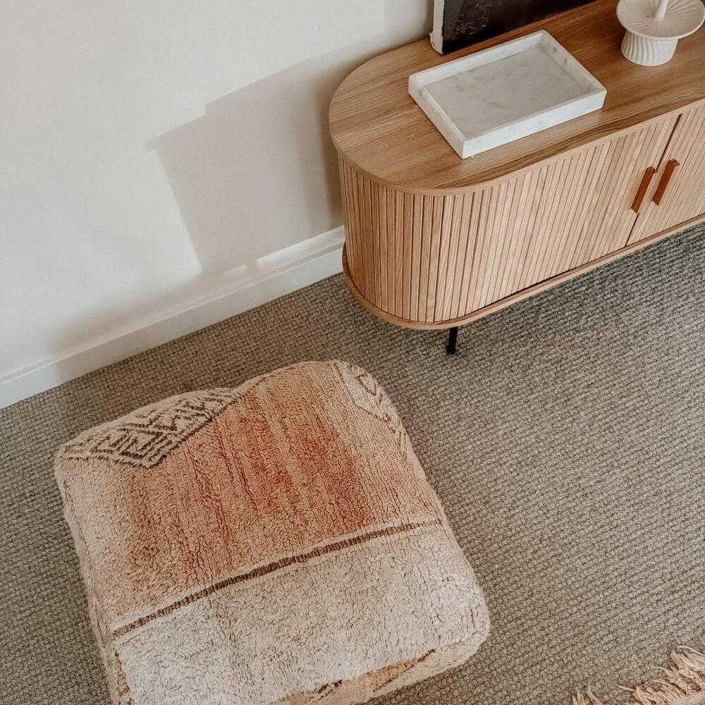 Ribbed Ripple Sideboard with Sliding Doors