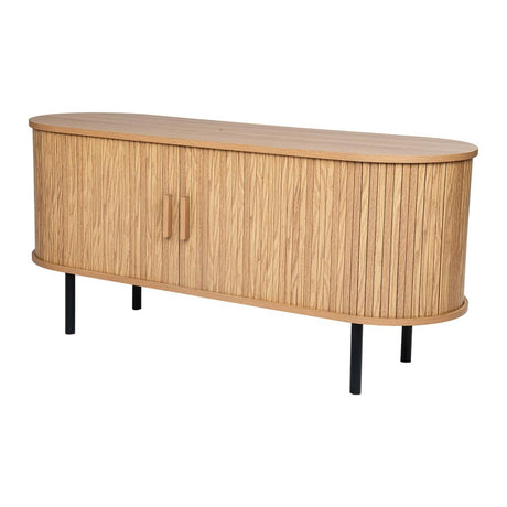 Ribbed Ripple Sideboard with Sliding Doors