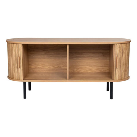 Ribbed Ripple Sideboard with Sliding Doors